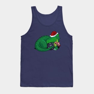 D20 Green Dragon Holiday Edition Tank Top